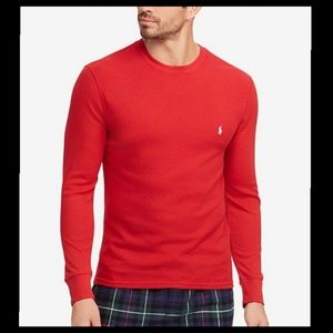 Polo Ralph Lauren Red Thermal Top